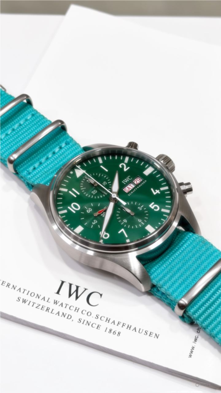 IWC - Automatic SuperClone Chronograph Pilot Watch