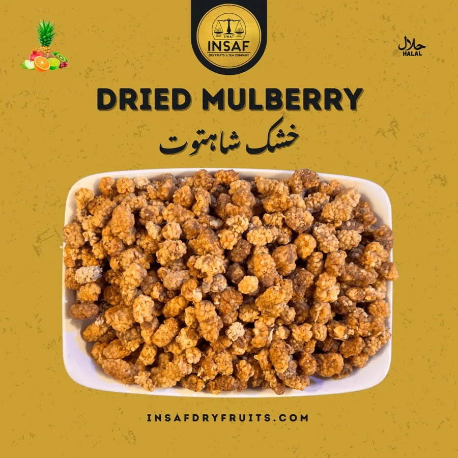 Dry Mulberries (خشک شاہتوت)